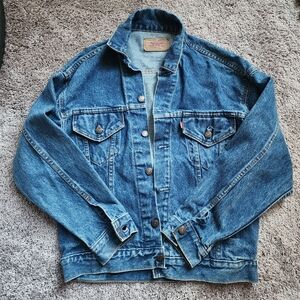 Vintage Levi's Denim Trucker Jean Jacket Men’s Small Stonewash Blue